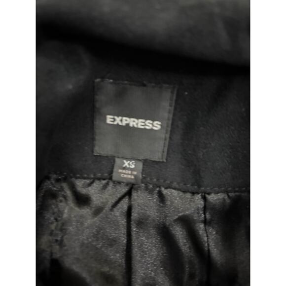 Express Women's Black Eyelet Detail Blazer Size XS - Picture 2 of 7